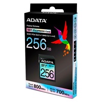 ADATA SDXC karta 256GB Express, PCIe Gen3, UHS-I, C10, V30, (R:800/W:700 MB/s)