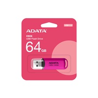 ADATA Flash Disk 64GB C906, USB 2.0, růžová