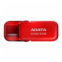 ADATA Flash Disk 64GB UV240, USB 2.0, červená