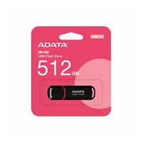 ADATA Flash Disk 512GB UV150, USB 3.2, černá