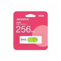 ADATA Flash Disk 256GB UV320, USB 3.2, bílo-zelená