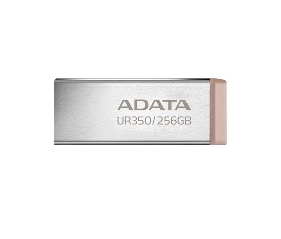 ADATA Flash Disk 256GB UR350, USB 3.2, stříbrno-hnědá