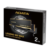 ADATA SSD 2TB LEGEND 960 MAX, PCIe Gen4 x4, M.2 2280, (R:7400/ W:6800MB/s)