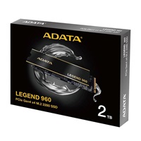 ADATA SSD 2TB LEGEND 960, PCIe Gen4 x4, M.2 2280, (R:7400/ W:6800MB/s)
