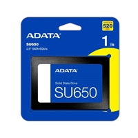 ADATA SSD 1TB SU650, SATA III, 2.5", (R:520/ W:450MB/s)