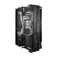 APC Valueline, Vertical Cable Manager for 2 & 4 Post Racks, 84"H X 6"W, Double-Sided with Doors