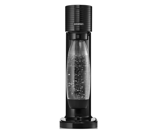 SodaStream Gaia Titan výrobník sody, mechanický, 1l láhev SodaStream Fuse, bombička s CO2, černý