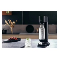 SodaStream Gaia Titan výrobník sody, mechanický, 1l láhev SodaStream Fuse, bombička s CO2, černý