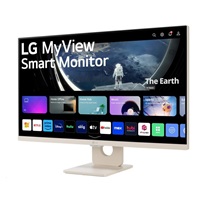 LG MT IPS LED 27" 27SR50F - IPS panel, SMART, 1920x1080, 2xHDMI, 2x USB, repro, webOS, bezova barva