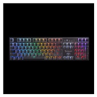 A4tech Bloody Podsvícená mechanická herní klávesnice S510R, Blue Switch, Pudding, USB, CZ, černá