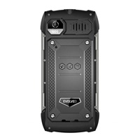 EVOLVEO StrongPhone H1, vodotěsný odolný Dual SIM telefon, černo-stříbrná