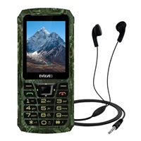 EVOLVEO StrongPhone Z6, vodotěsný odolný Dual SIM telefon, lovecká kamufláž