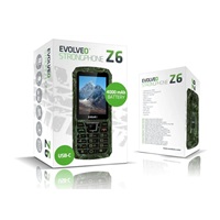 EVOLVEO StrongPhone Z6, vodotěsný odolný Dual SIM telefon, lovecká kamufláž