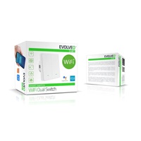EVOLVEO WiFi Dual Switch, chytrý vypínač