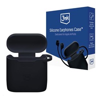 3mk ochranný kryt Silicone AirPods Case pro Apple AirPods 2nd gen., černá