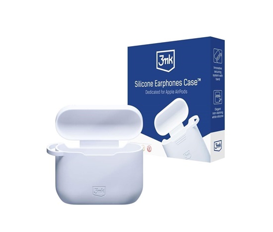 3mk Silicone AirPods Case pro Apple AirPods Pro 2nd gen., bílá