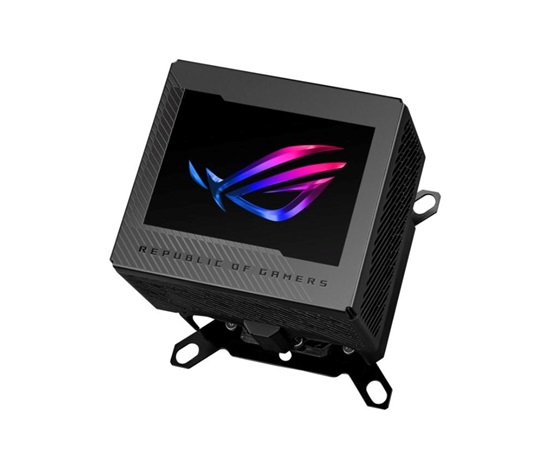 ASUS vodní blok CPU ROG RYUJIN III WB, 3.5" LCD displej, černá