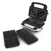 Tefal SW701110 Snack XL sendvičovač, 850 W, vyměnitelné plotny, uložení šňůry, kontrolka provozu