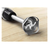 Tefal HB673830 Quickchef+ 3v1 Black tyčový mixér, 1000 W, 20 rychlostí, tichý režim, kovový plášť