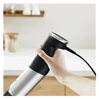 Tefal HB673830 Quickchef+ 3v1 Black tyčový mixér, 1000 W, 20 rychlostí, tichý režim, kovový plášť