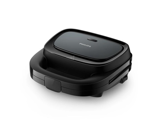 Philips HD2330/90 toustovač, 750 W, kontrolka, přepínač, snadné čištění, černá