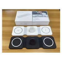 1stCOOL bezdrátová přenosná QI nabíječka 3v1, MagSafe, USB-C, černá