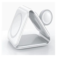 1stCOOL bezdrátová přenosná QI nabíječka 3v1, MagSafe, USB-C, černá