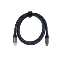 PREMIUMCORD USB-C kabel (USB 3.2 Gen2x2, 5A, 100W, 20Gbit/s) 3m, Šedá