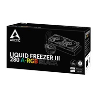 ARCTIC Vodní chladič Liquid Freezer III 280 ARGB, 2x140mm, AM5, LGA1851, černá