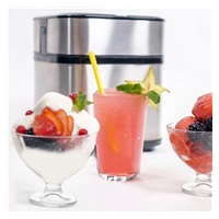 Rommelsbacher IM 12 zmrzlinovač, 12 W, LCD displej, 1,5 l mrazicí mísa pro 500 ml obsah, povrch z nerezové oceli