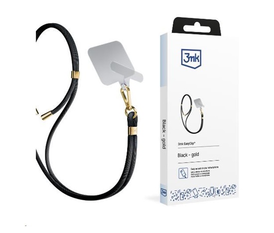 3mk EasyClip Black (gold)