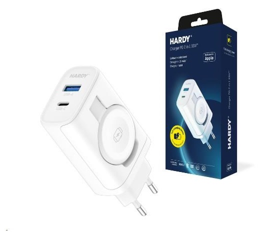 3mk síťová nabíječka HARDY Charger PD 2in1 33W pro Apple