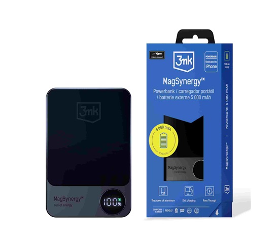 3mk powerbanka MagSynergy 5000 mAh