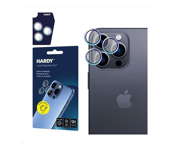 3mk HARDY Lens Protection Pro pro iPhone 15 Pro, Rainbow