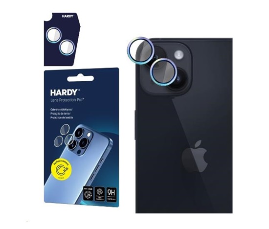 3mk HARDY Lens Protection Pro pro iPhone 15/15 Plus, Rainbow