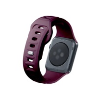 3mk Silicone Watch Strap pro Apple 38/40/41 mm Mulberry