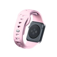 3mk Silicone Watch Strap pro Apple 38/40/41 mm Powder Pink