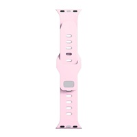 3mk Silicone Watch Strap pro Apple 38/40/41 mm Powder Pink