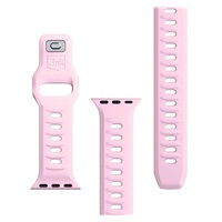3mk Silicone Watch Strap pro Apple 38/40/41 mm Powder Pink