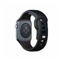 3mk Silicone Watch Strap pro Apple 42/44/45/49 mm Black