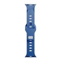 3mk Silicone Watch Strap pro Apple 42/44/45/49 mm Blue