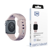 3mk Silicone Watch Strap pro Apple 42/44/45/49 mm Latte