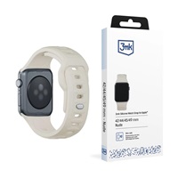 3mk Silicone Watch Strap pro Apple 42/44/45/49 mm Nude