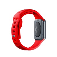 3mk řemínek Watch Strap pro Apple 42/44/45/49 mm Red