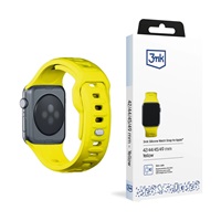 3mk Silicone Watch Strap pro Apple 42/44/45/49 mm Yellow