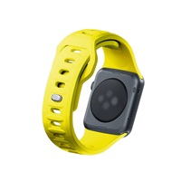 3mk Silicone Watch Strap pro Apple 42/44/45/49 mm Yellow