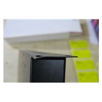 BAZAR - Optická vana 10" 1U, 8x SC simplex (8x LC duplex), černá - poškozeno, ohnuté rožky