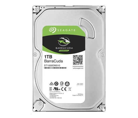 BAZAR - SEAGATE HDD 1TB BARRACUDA, 3.5", SATAIII, 7200 RPM, Cache 256MB, recertified product