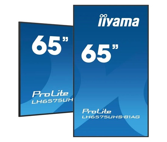 iiyama ProLite IDS, 24/7, 164cm (64,6''), 4K, USB, RS232, Ethernet, Android, kit (RS232), black