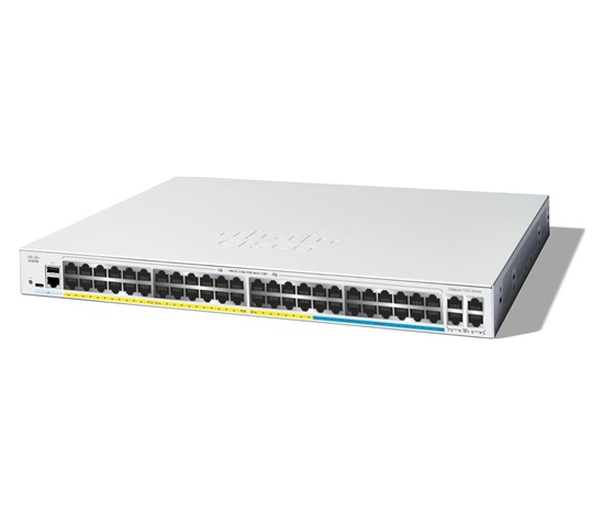 Cisco Catalyst switch C1300-48MGP-4X (32xGbE,16x2,5GbE,4xSFP+,48xPoE+,740W)